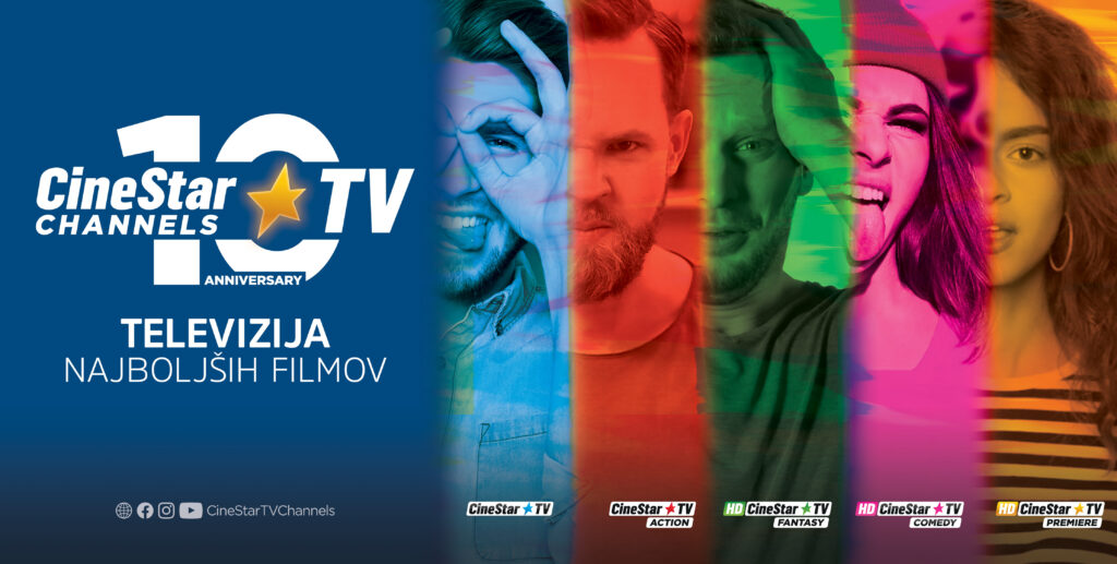 TELEVIZIJA NAJBOLJŠIH FILMOV PRAZNUJE DESET LET OBSTAJANJA