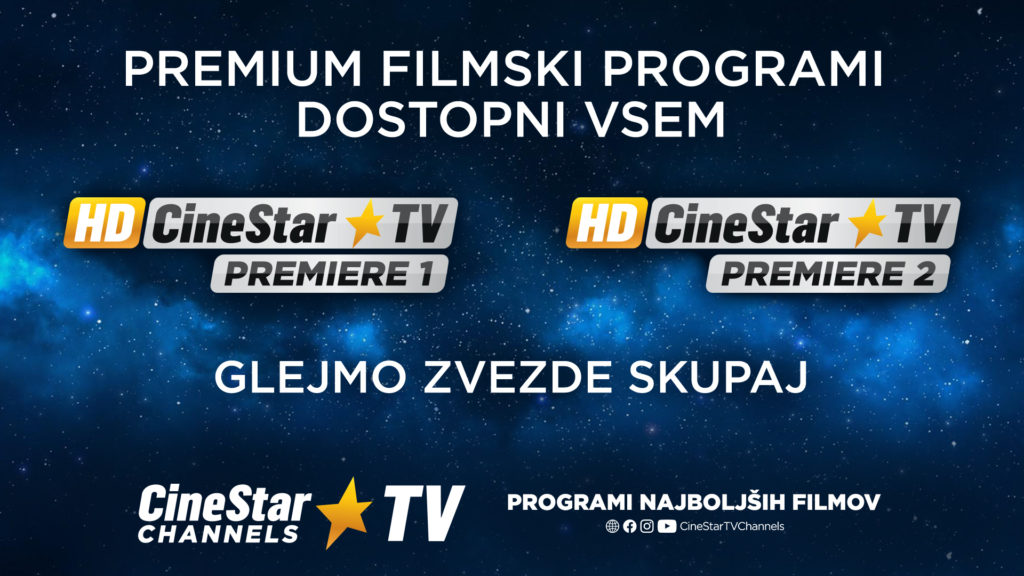 CINESTAR TV CHANNELS ODKLENILI PREMIERE PROGRAMA, KI JU NE BOSTE MOGLI NEHATI GLEDATI