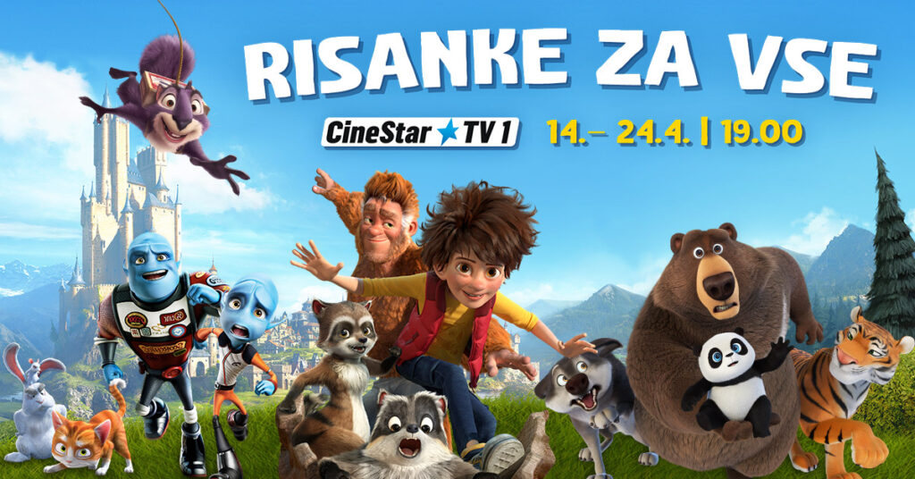 MED TEMI POČITNICAMI SE GLEDAJO RISANKE! PRILJUBLJENI ANIMIRANI FILMI ZA VSO DRUŽINO NA PROGRAMU CINESTAR TV 1